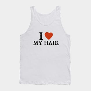 i heart my hair Tank Top